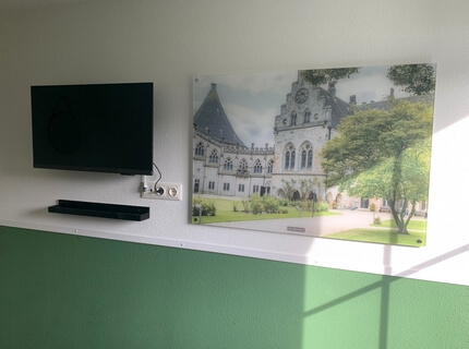 Grünes Schlafzimmer
