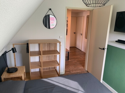Grünes Schlafzimmer